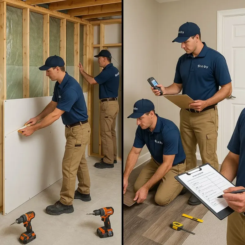 Repairs and Reconstruction process in Blandon, PA